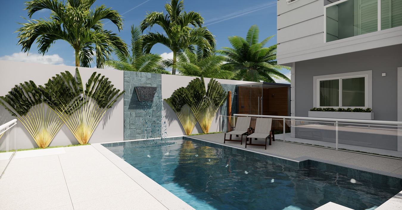 Área de Lazer com Piscina